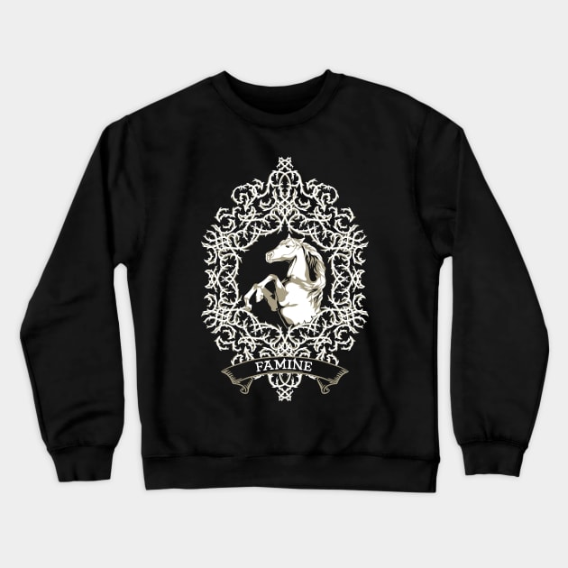 Famine - Horsemen of the Apocalypse Crewneck Sweatshirt by polliadesign